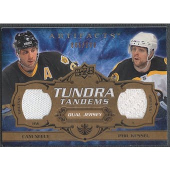 2008/09 Artifacts #TTNK Cam Neely & Phil Kessel Tundra Tandems Jersey #085/100