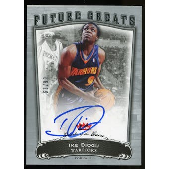 2005/06 Fleer Greats of the Game #125 Ike Diogu Autograph /99