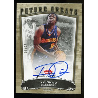 2005/06 Fleer Greats of the Game Gold #125 Ike Diogu Autograph /25