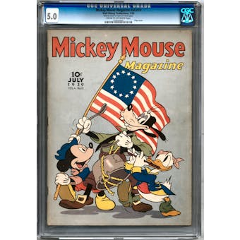 Mickey Mouse Magazine #V4 #10 CGC 5.0 (C-OW) *1269284001*