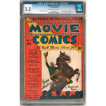 Movie Comics #3 CGC 3.5 (C-OW) *1269286002*