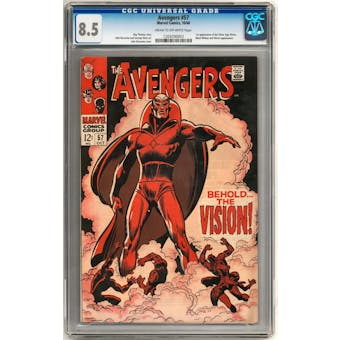 Avengers #57 CGC 8.5 (C-OW) *1269290003*