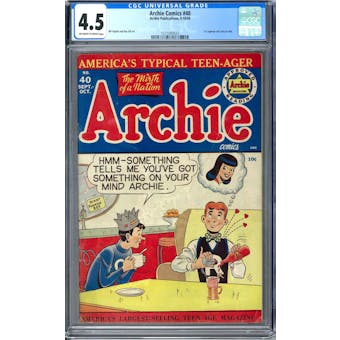 Archie Comics #40 CGC 4.5 (OW-W) *1271045023*