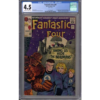 Fantastic Four #45 CGC 4.5 (OW-W) *1271740018*