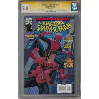 Amazing Spider-Man #562 CGC 9.8 (W) Signature Series (Mike McKone) *1272253001*