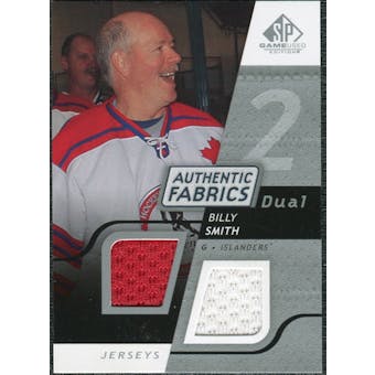 2008/09 Upper Deck SP Game Used Dual Authentic Fabrics #AFBS Billy Smith