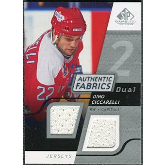 2008/09 Upper Deck SP Game Used Dual Authentic Fabrics #AFDC Dino Ciccarelli