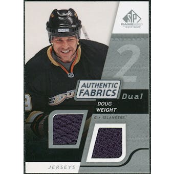 2008/09 Upper Deck SP Game Used Dual Authentic Fabrics #AFDW Doug Weight