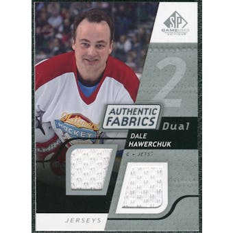 2008/09 Upper Deck SP Game Used Dual Authentic Fabrics #AFHW Dale Hawerchuk