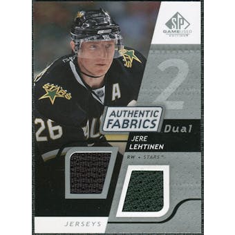 2008/09 Upper Deck SP Game Used Dual Authentic Fabrics #AFJL Jere Lehtinen