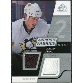 2008/09 Upper Deck SP Game Used Dual Authentic Fabrics #AFJS Jordan Staal