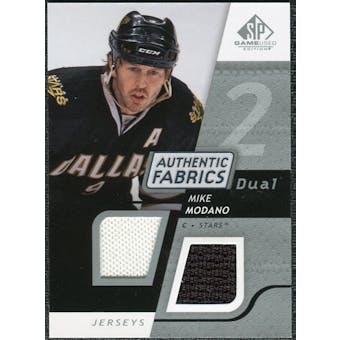 2008/09 Upper Deck SP Game Used Dual Authentic Fabrics #AFMM Mike Modano