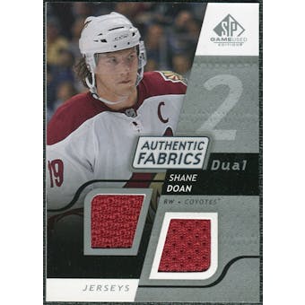 2008/09 Upper Deck SP Game Used Dual Authentic Fabrics #AFSD Shane Doan