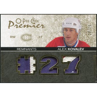 2007/08 Upper Deck OPC Premier Remnants Triples Patches #PRAK Alex Kovalev 29/35