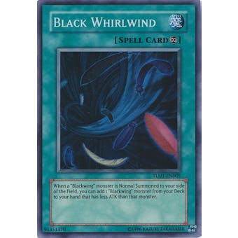 Yu-Gi-Oh Turbo Pack 1 Single Black Whirlwind Super Rare Near Mint (NM)