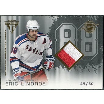 2003/04 Pacific Titanium Hobby Jersey Number Parallels #171 Eric Lindros 45/50