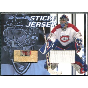 2001/02 In the Game Between the Pipes Jerseys and Sticks #GSJ22 Jeff Hackett /90