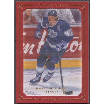 2008/09 UD Masterpieces #66 Marty McSorley Red #04/25