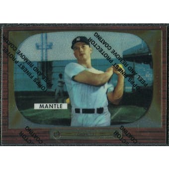 1996 Topps Mantle Finest #5 Mickey Mantle 1955 Bowman