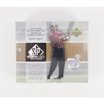 2003 Upper Deck SP Game Used Golf Hobby Box