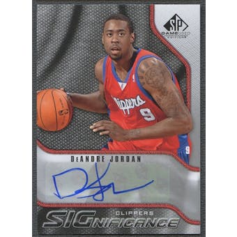 2009/10 SP Game Used #SDE DeAndre Jordan SIGnificance Auto