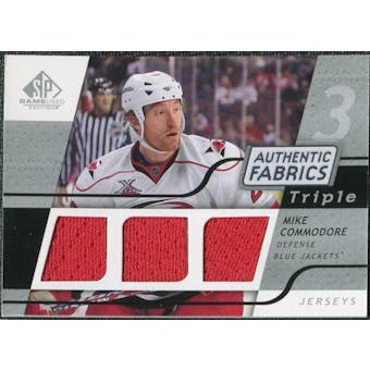 2008/09 Upper Deck SP Game Used Triple Authentic Fabrics #3AFCM Mike Commodore