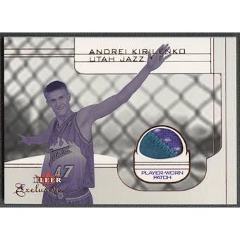 2001/02 Fleer Exclusive #139 Andrei Kirilenko Rookie Patch