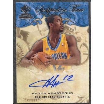 2008/09 Upper Deck SP Rookie Threads #SITHA Hilton Armstrong Scripted in Time Auto