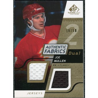 2008/09 Upper Deck SP Game Used Dual Authentic Fabrics Gold #AFJM Joe Mullen /50