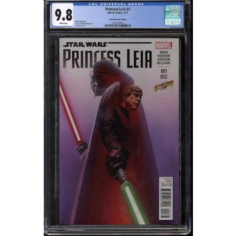 Princess Leia #1 CGC 9.8 (W) Alex Ross Store Edition *1282279014*