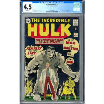 Incredible Hulk #1 CGC 4.5 (W) *1284089002*