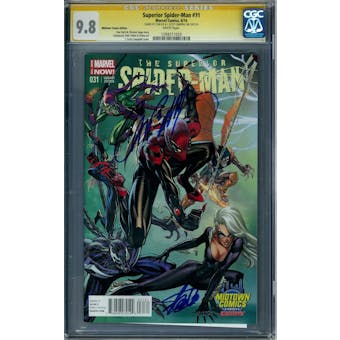 Superior Spider-Man #31 CGC 9.8 Midtown Comics Variant Stan Lee J. Scott Campbell Sig Series (W) *1284211020