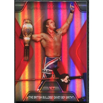 2010 Topps Platinum WWE Platinum Performance Red #PP8 British Bulldog 1/1