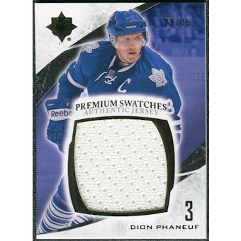2010/11 Upper Deck Ultimate Collection Premium Swatches #PDP Dion Phaneuf /35