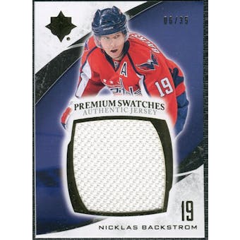 2010/11 Upper Deck Ultimate Collection Premium Swatches #PNB Nicklas Backstrom 6/35