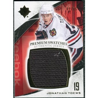 2010/11 Upper Deck Ultimate Collection Premium Swatches #PTO Jonathan Toews /35