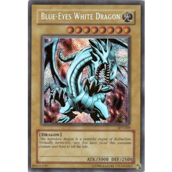 Yu-Gi-Oh Limited Edition Tin Single Blue-Eyes White Dragon Secret Rare (BPT)