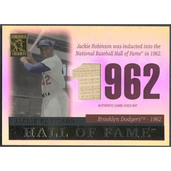 2004 Topps Tribute #JR Jackie Robinson HOF Relics Bat