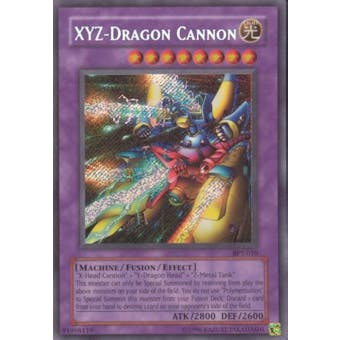 Yu-Gi-Oh Limited Edition Tin Single XYZ-Dragon Cannon Secret Rare (BPT-010)