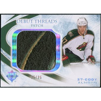2010/11 Upper Deck Ultimate Collection Debut Threads Patches #DTCA Cody Almond /35