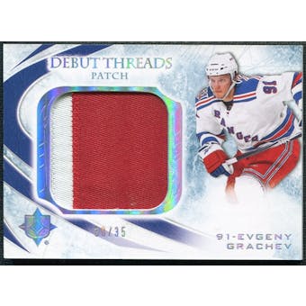 2010/11 Upper Deck Ultimate Collection Debut Threads Patches #DTEG Evgeny Grachev /35