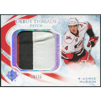 2010/11 Upper Deck Ultimate Collection Debut Threads Patches #DTMC Jamie McBain /35