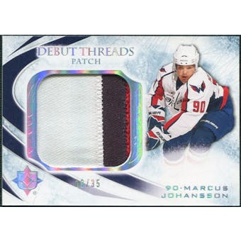 2010/11 Upper Deck Ultimate Collection Debut Threads Patches #DTMJ Marcus Johansson /35
