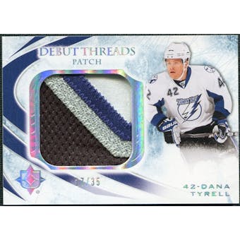 2010/11 Upper Deck Ultimate Collection Debut Threads Patches #DTTY Dana Tyrell /35