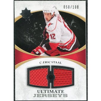 2010/11 Upper Deck Ultimate Collection Ultimate Jerseys #UJES Eric Staal /100