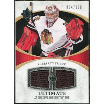 2010/11 Upper Deck Ultimate Collection Ultimate Jerseys #UJMT Marty Turco /100