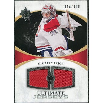 2010/11 Upper Deck Ultimate Collection Ultimate Jerseys #UJCP Carey Price /100