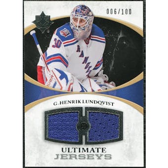 2010/11 Upper Deck Ultimate Collection Ultimate Jerseys #UJHL Henrik Lundqvist /100