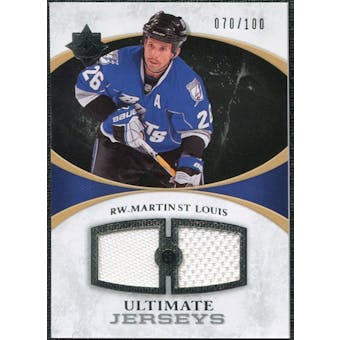 2010/11 Upper Deck Ultimate Collection Ultimate Jerseys #UJMS Martin St. Louis /100