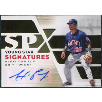 2008 Upper Deck SPx Young Star Signatures #AC Alexi Casilla Autograph